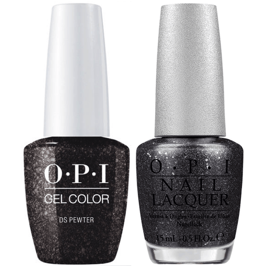 OPI GelColor And Nail Lacquer, G05, DS Pewter, 0.5oz