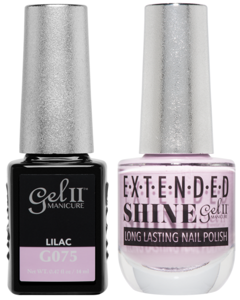 Gel II Manicure And Extended Shine, G075, Lilac, 0.47oz KK