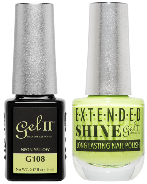Gel II, G108, Neon Yellow, 0.47oz KK