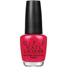 OPI Nail Lacquer, NL G14, Danke-Shiny Red, 0.5oz KK1005