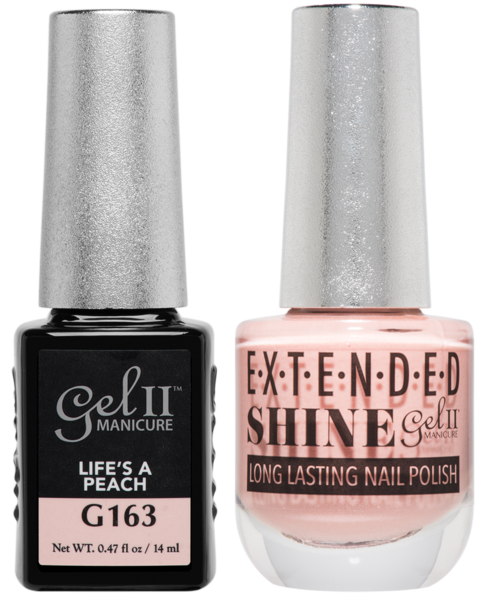 Gel II Manicure And Extended Shine, G163, Life's A Peach, 0.47oz KK