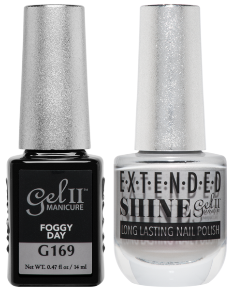 Gel II Manicure And Extended Shine, G169, Foggy Day, 0.47oz KK