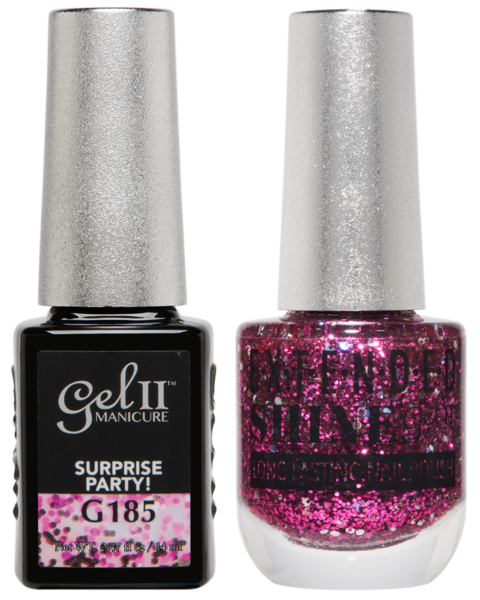 Gel II Manicure And Extended Shine, G185, Surprise Party, 0.47oz KK