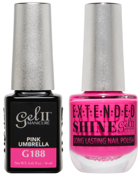 Gel II Manicure And Extended Shine, G188, Pink Umbrella, 0.47oz KK