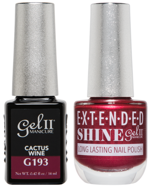 Gel II Manicure And Extended Shine, G193, Cactus Wine, 0.47oz KK