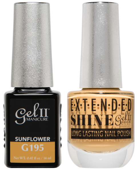 Gel II Manicure And Extended Shine, G195, Sunflower, 0.47oz KK