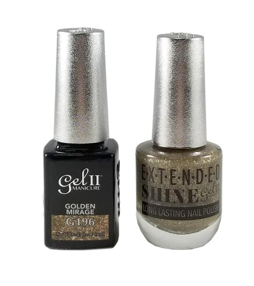 Gel II Manicure And Extended Shine, G196, Golden Mirage, 0.47oz KK