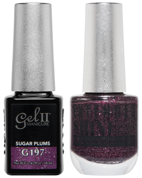 Gel II Manicure And Extended Shine, G197, Sugar Plums, 0.47oz KK