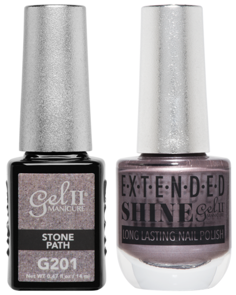 Gel II Manicure And Extended Shine, G201, Stone Path, 0.47oz KK