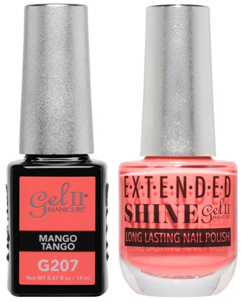 Gel II Manicure And Extended Shine, G207, Mango Tango, 0.47oz KK