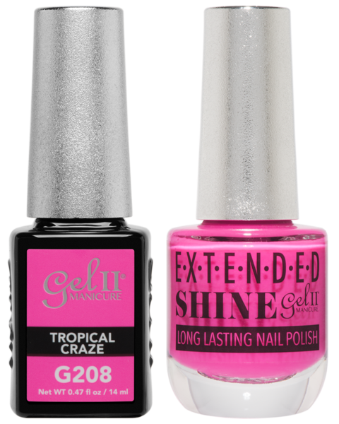 Gel II Manicure And Extended Shine, G208, Tropical Craze, 0.47oz KK