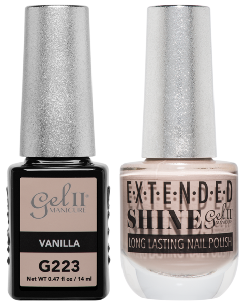 Gel II Manicure And Extended Shine, G223, Vanilla, 0.47oz KK