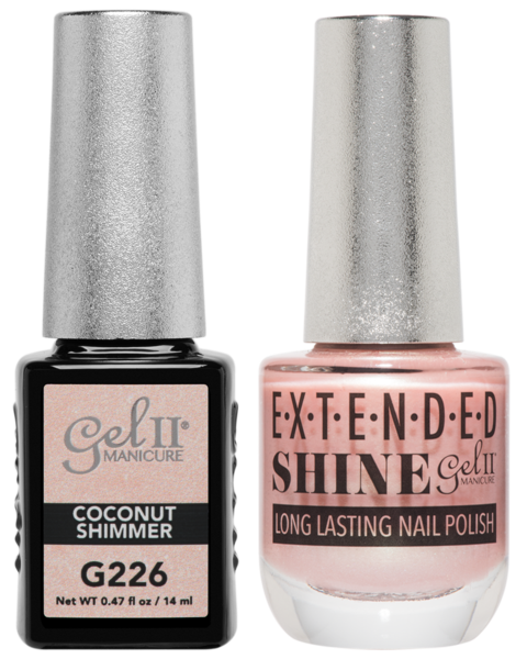 Gel II Manicure And Extended Shine, G226, Coconut Shimmer, 0.47oz KK