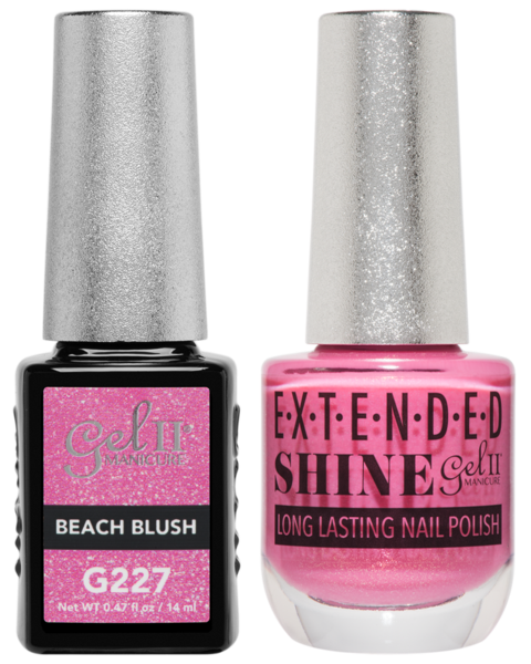 Gel II Manicure And Extended Shine, G227, Beach Blush, 0.47oz KK
