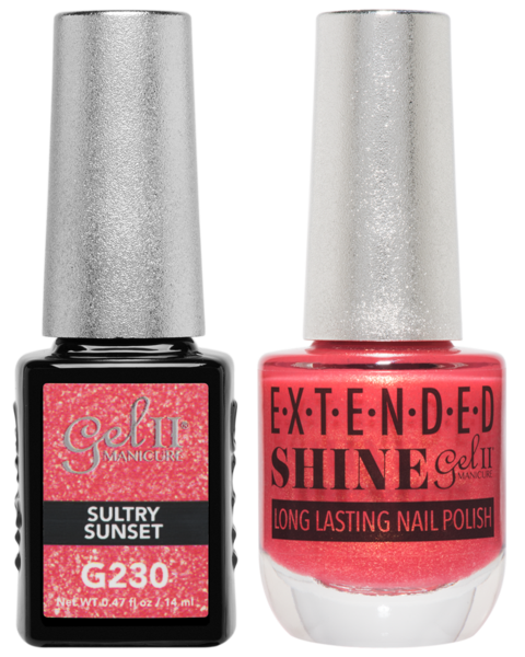 Gel II Manicure And Extended Shine, G230, Sultry Sunset, 0.47oz KK