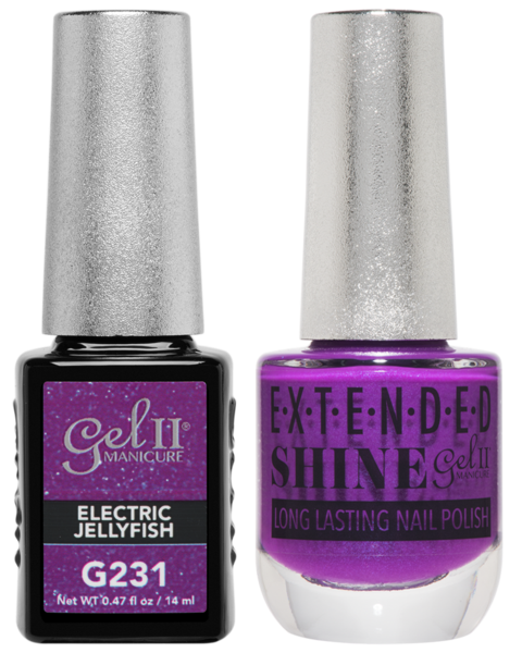 Gel II Manicure And Extended Shine, G231, Electric Jellyfish, 0.47oz KK