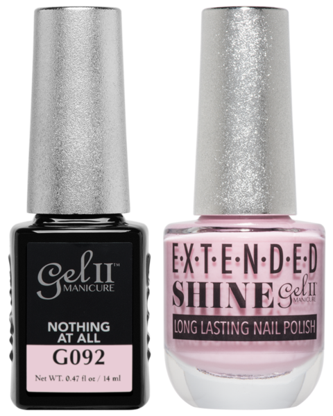 Gel II Manicure And Extended Shine, G092, Nothing At All, 0.47oz KK