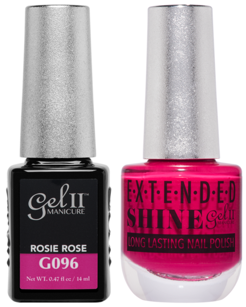 Gel II Manicure And Extended Shine, G096, Rosie Rose, 0.47oz KK