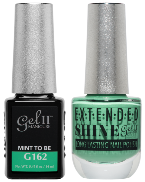Gel II Manicure And Extended Shine, G162, Mint To Be, 0.47oz KK