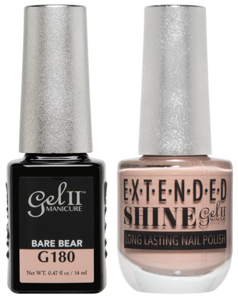 Gel II Manicure And Extended Shine, G180, Bare Bear, 0.47oz KK