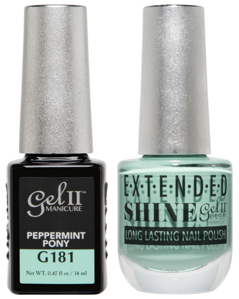 Gel II Manicure And Extended Shine, G181, Peppermint Pony, 0.47oz KK