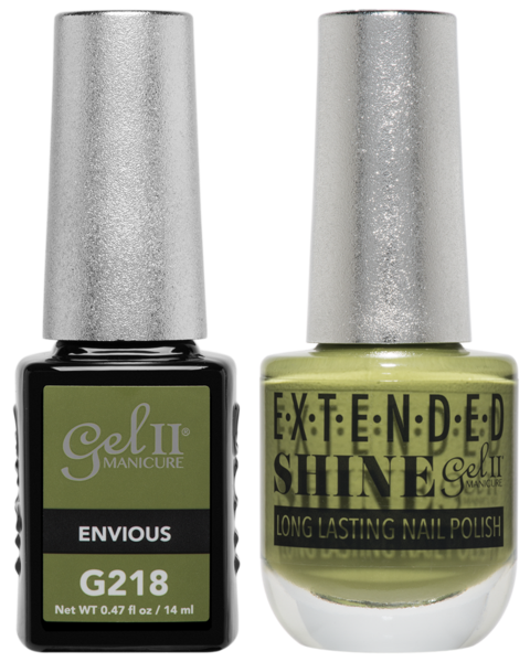 Gel II Manicure And Extended Shine, G218, Envious, 0.47oz KK