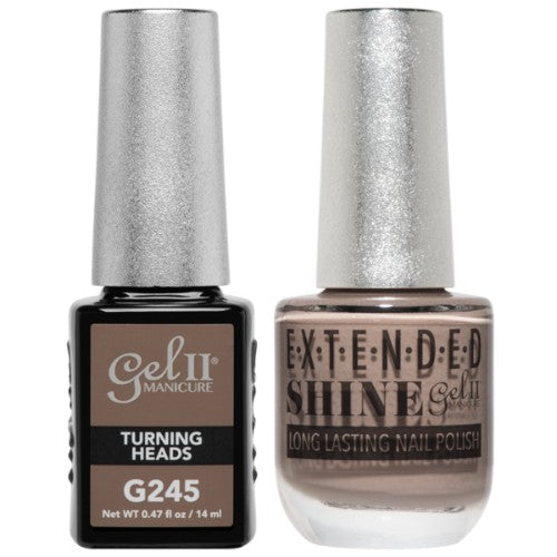 Gel II Manicure And Extended Shine, G245, True Beauty Nude Collection, Turning Heads, 0.47oz KK