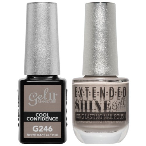 Gel II Manicure And Extended Shine, G246, True Beauty Nude Collection, Cool Confidence, 0.47oz KK