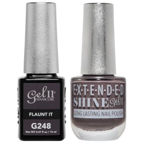 Gel II Manicure And Extended Shine, G248, True Beauty Nude Collection, Flaunt It, 0.47oz KK