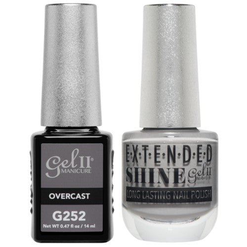 Gel II Manicure And Extended Shine, G252, True Beauty Nude Collection, Overcast, 0.47oz KK