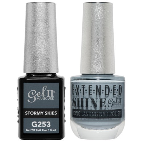 Gel II Manicure And Extended Shine, G253, True Beauty Nude Collection, Stormy Skies, 0.47oz KK