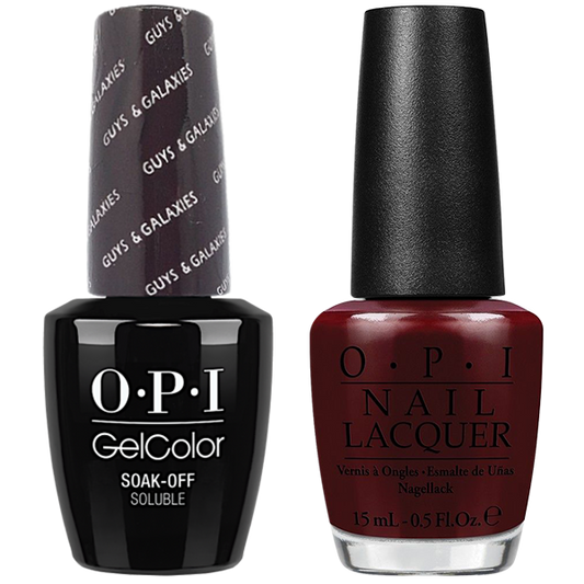 OPI GelColor And Nail Lacquer, G34, Guys & Galaxies, 0.5oz