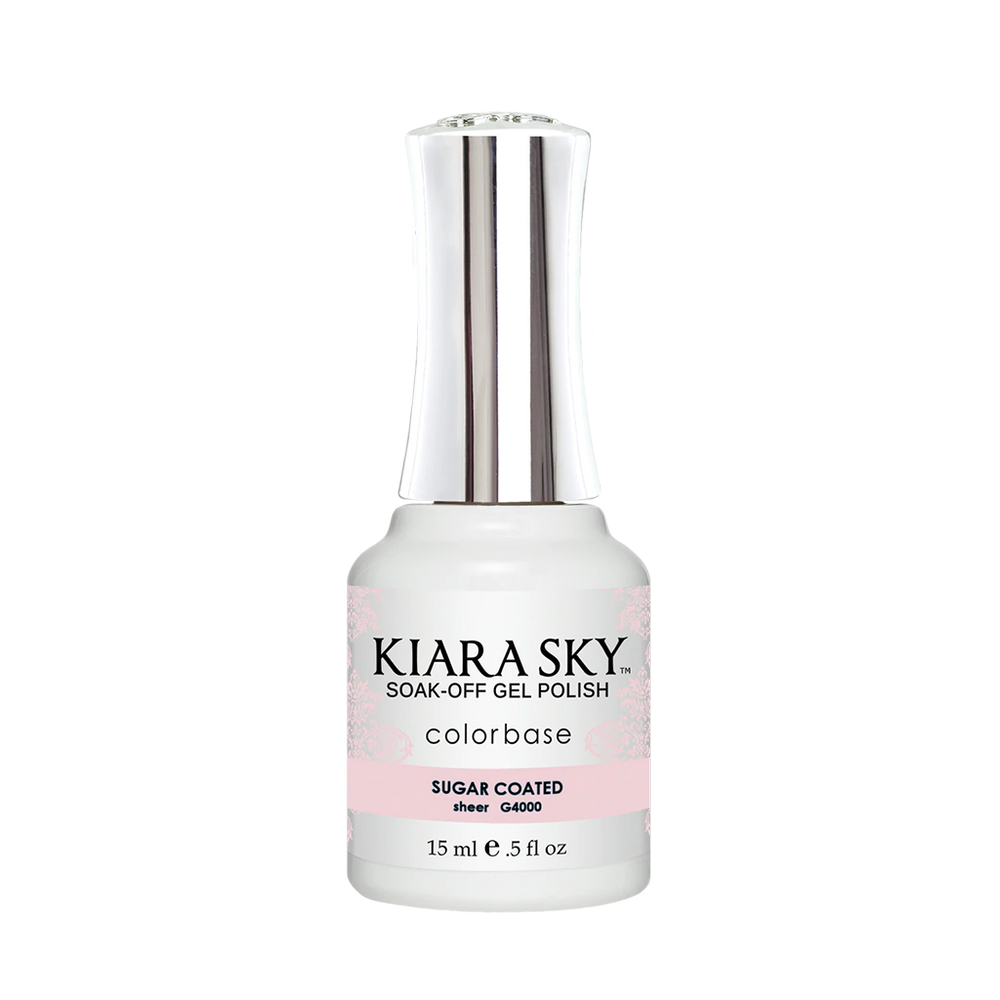 Kiara Sky Gel Polish, Jelly Collection, G4000, Sugar Coated, 0.5oz MH1004