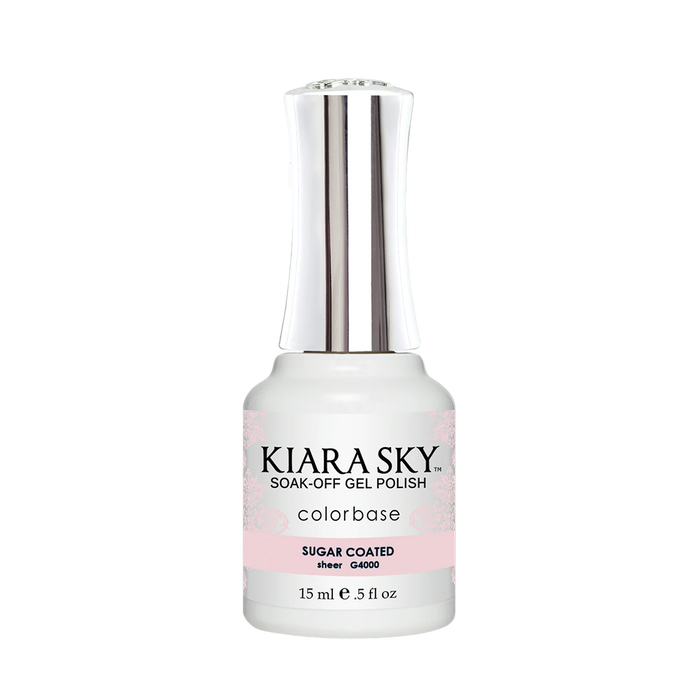 Kiara Sky Gel Polish, Jelly Collection, G4000, Sugar Coated, 0.5oz MH1004