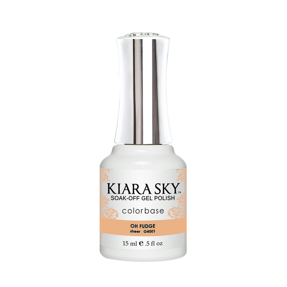 Kiara Sky Gel Polish, Jelly Collection, G4001, Oh Fudge, 0.5oz MH1004