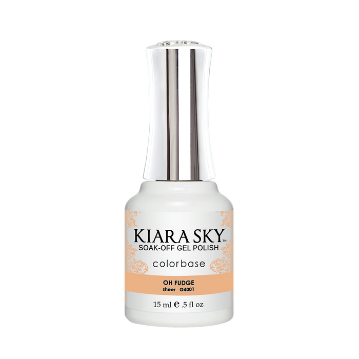 Kiara Sky Gel Polish, Jelly Collection, G4001, Oh Fudge, 0.5oz MH1004