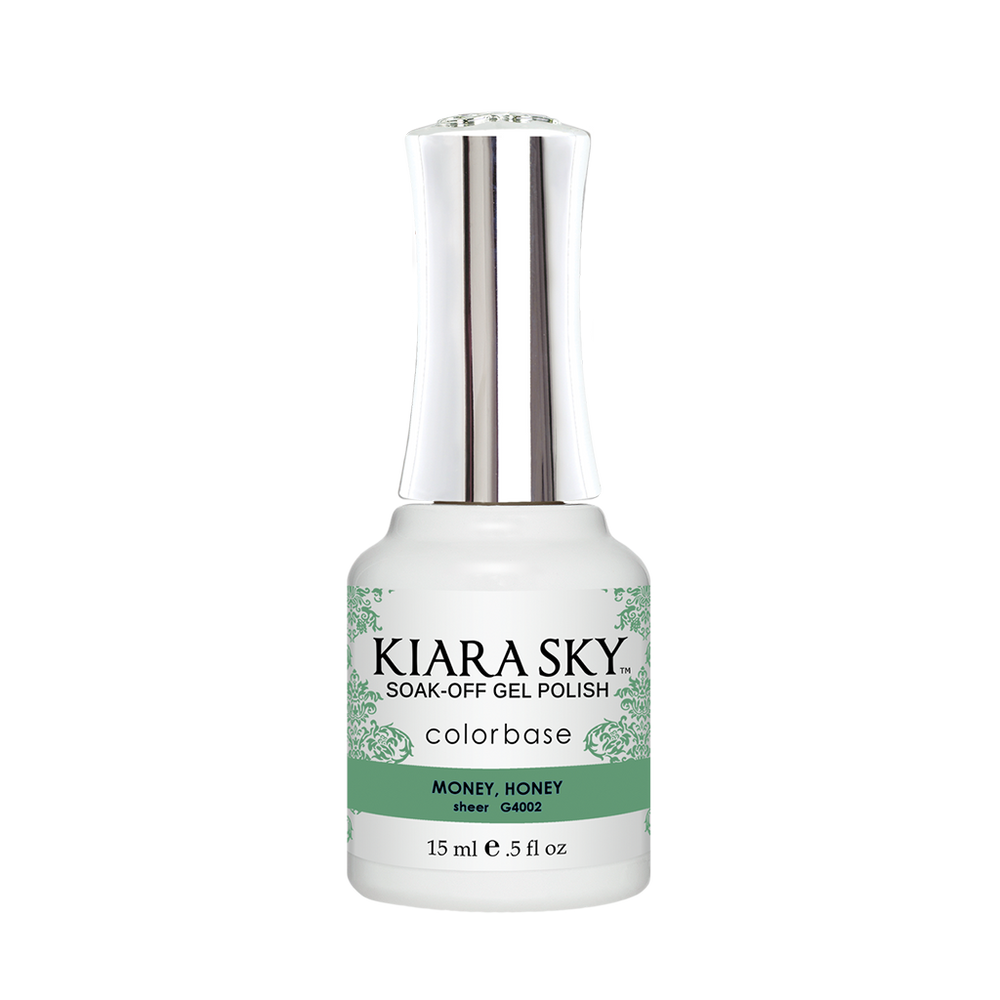 Kiara Sky Gel Polish, Jelly Collection, G4002, Money, Honey, 0.5oz MH1004