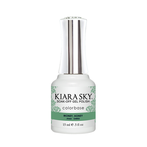 Kiara Sky Gel Polish, Jelly Collection, G4002, Money, Honey, 0.5oz MH1004