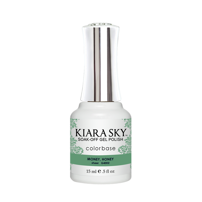 Kiara Sky Gel Polish, Jelly Collection, G4002, Money, Honey, 0.5oz MH1004