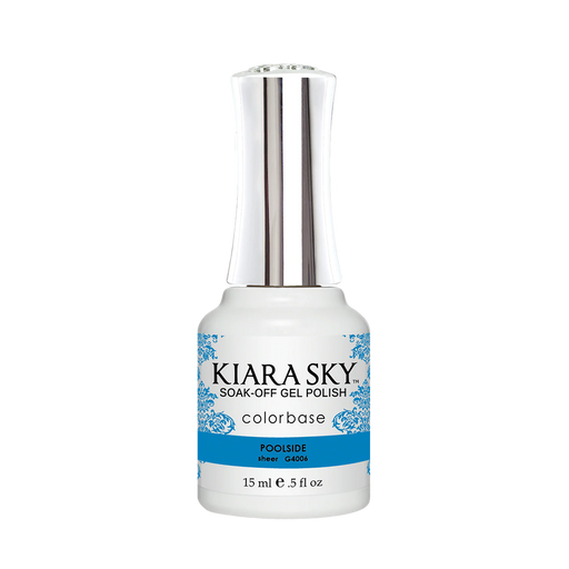 Kiara Sky Gel Polish, Jelly Collection, G4006, Poolside, 0.5oz MH1004