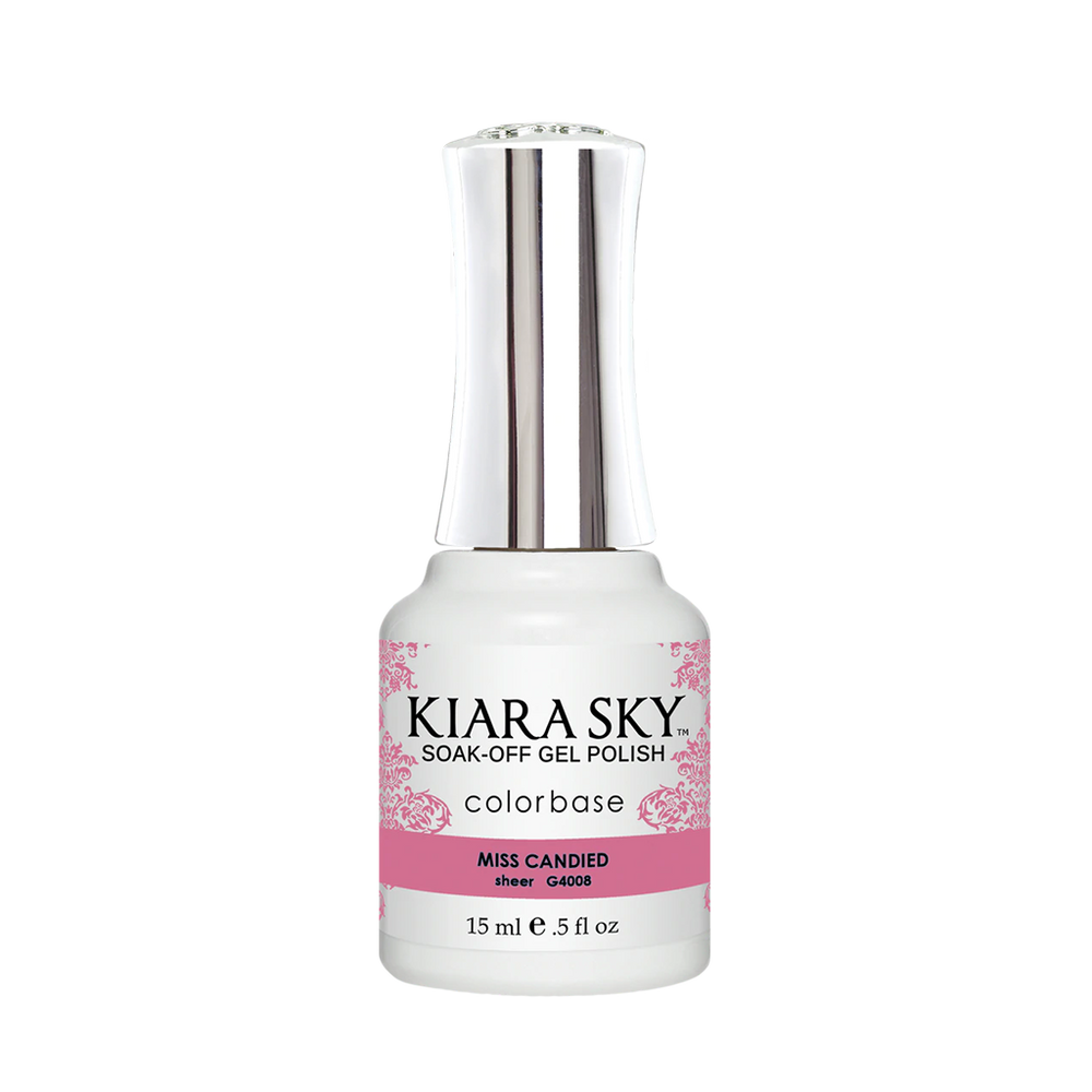 Kiara Sky Gel Polish, Jelly Collection, G4008, Miss Candied, 0.5oz MH1004
