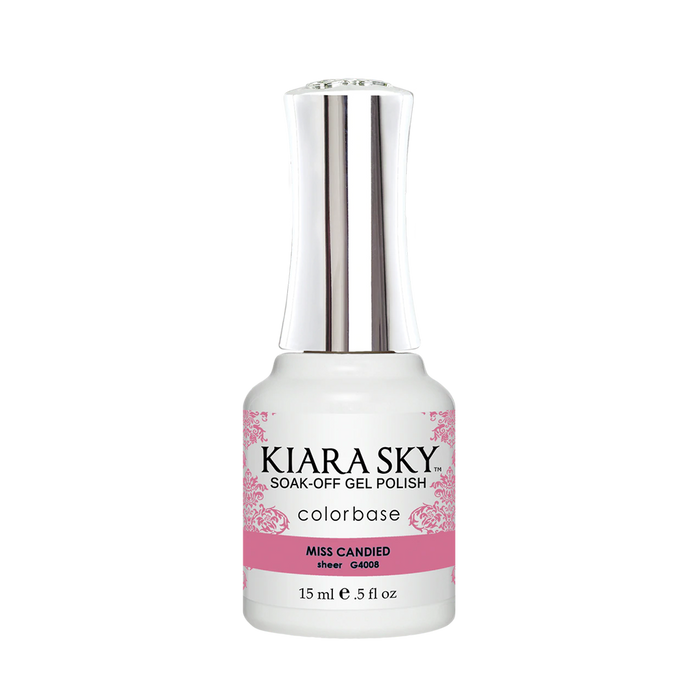 Kiara Sky Gel Polish, Jelly Collection, G4008, Miss Candied, 0.5oz MH1004