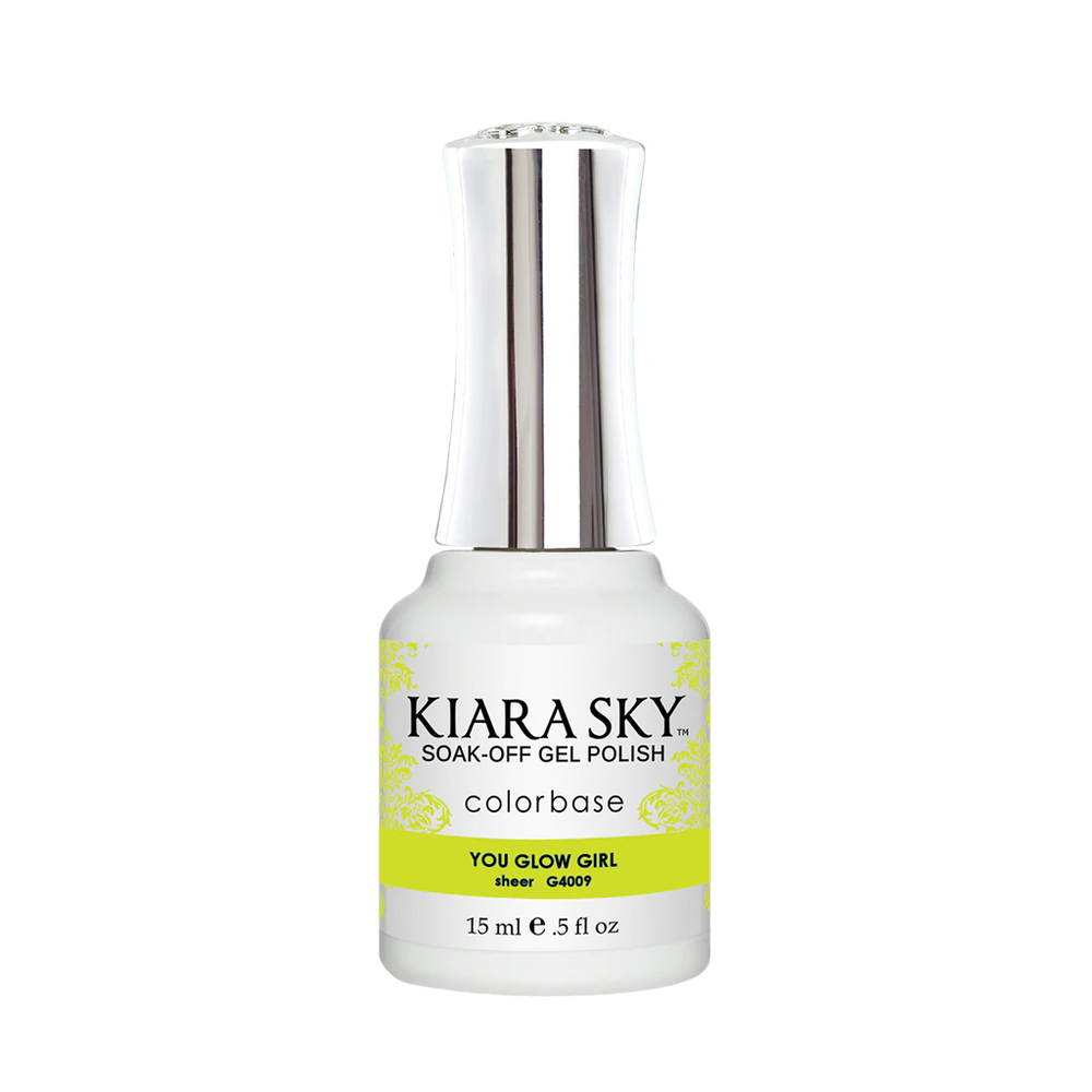 Kiara Sky Gel Polish, Jelly Collection, G4009, You Glow Girl, 0.5oz MH1004