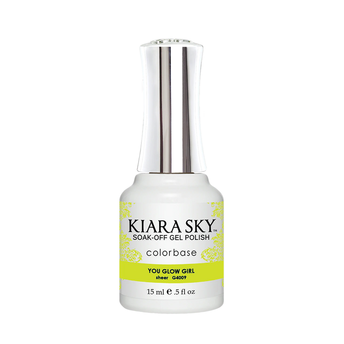 Kiara Sky Gel Polish, Jelly Collection, G4009, You Glow Girl, 0.5oz MH1004
