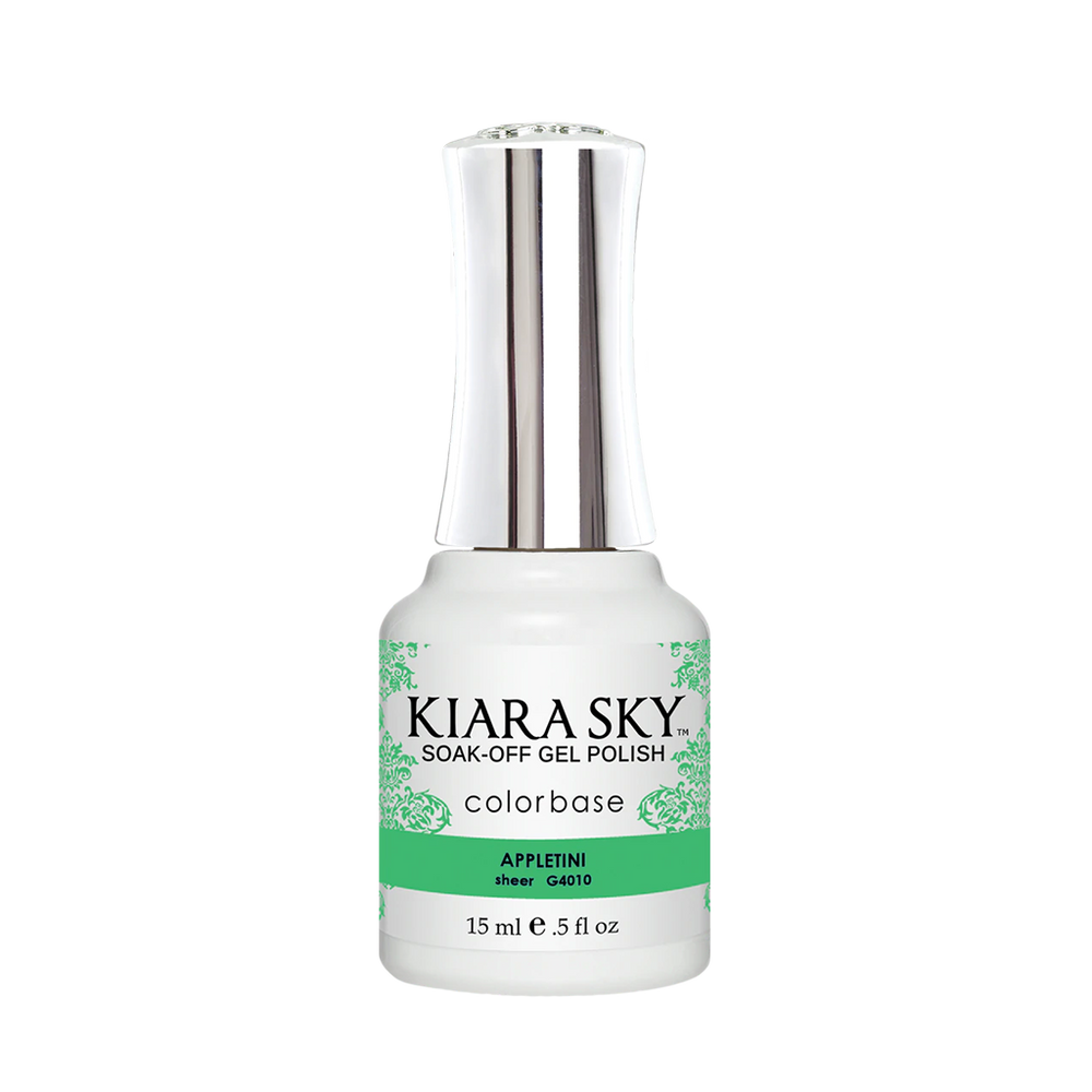Kiara Sky Gel Polish, Jelly Collection, G4010, Appletini, 0.5oz MH1004