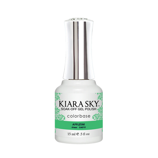 Kiara Sky Gel Polish, Jelly Collection, G4010, Appletini, 0.5oz MH1004