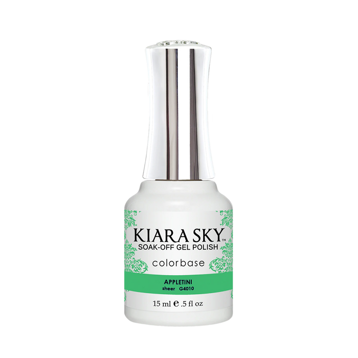 Kiara Sky Gel Polish, Jelly Collection, G4010, Appletini, 0.5oz MH1004