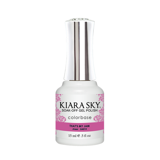 Kiara Sky Gel Polish, Jelly Collection, G4015, That's My Jam, 0.5oz MH1004