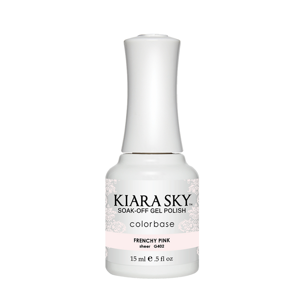 Kiara Sky Gel Polish, G402, Frenchy Pink, 0.5oz MH1004