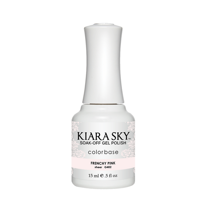 Kiara Sky Gel Polish, G402, Frenchy Pink, 0.5oz MH1004